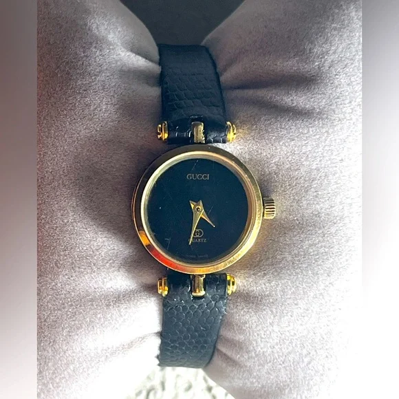 Gucci | Accessories | Gucci 200l Black Vintage Stacked Case 